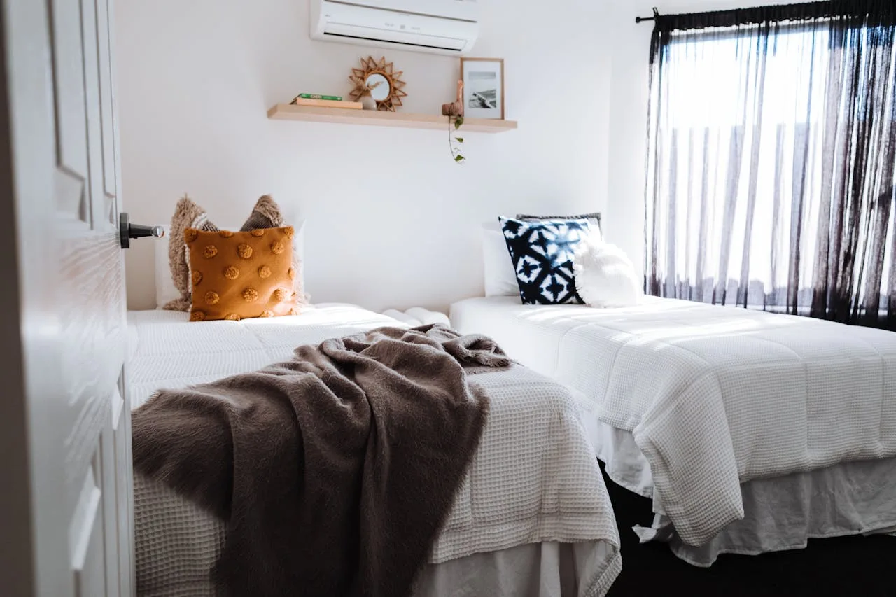 Dormitorio confortable y climatizado en Madrid
