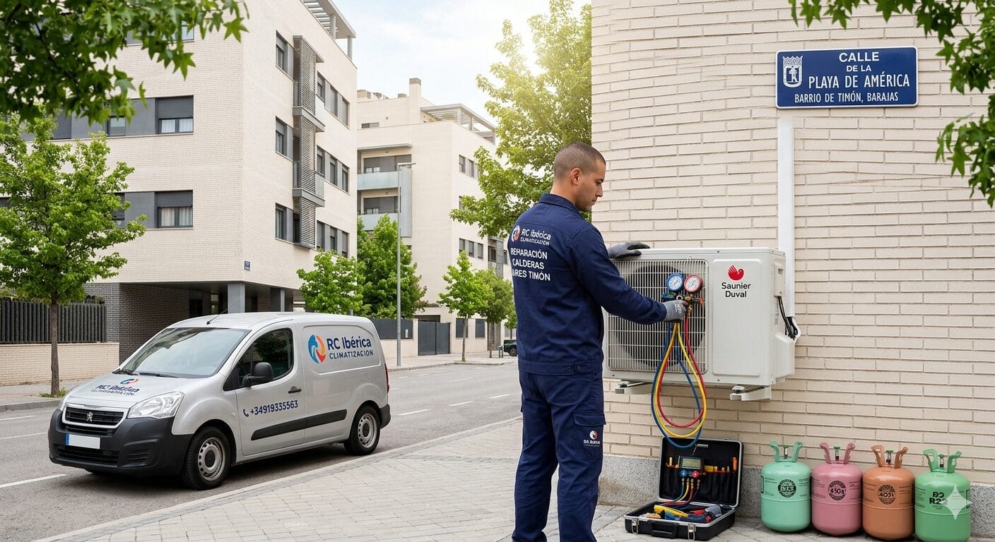 Reparación calderas aires Timón servicio técnico RC Ibérica