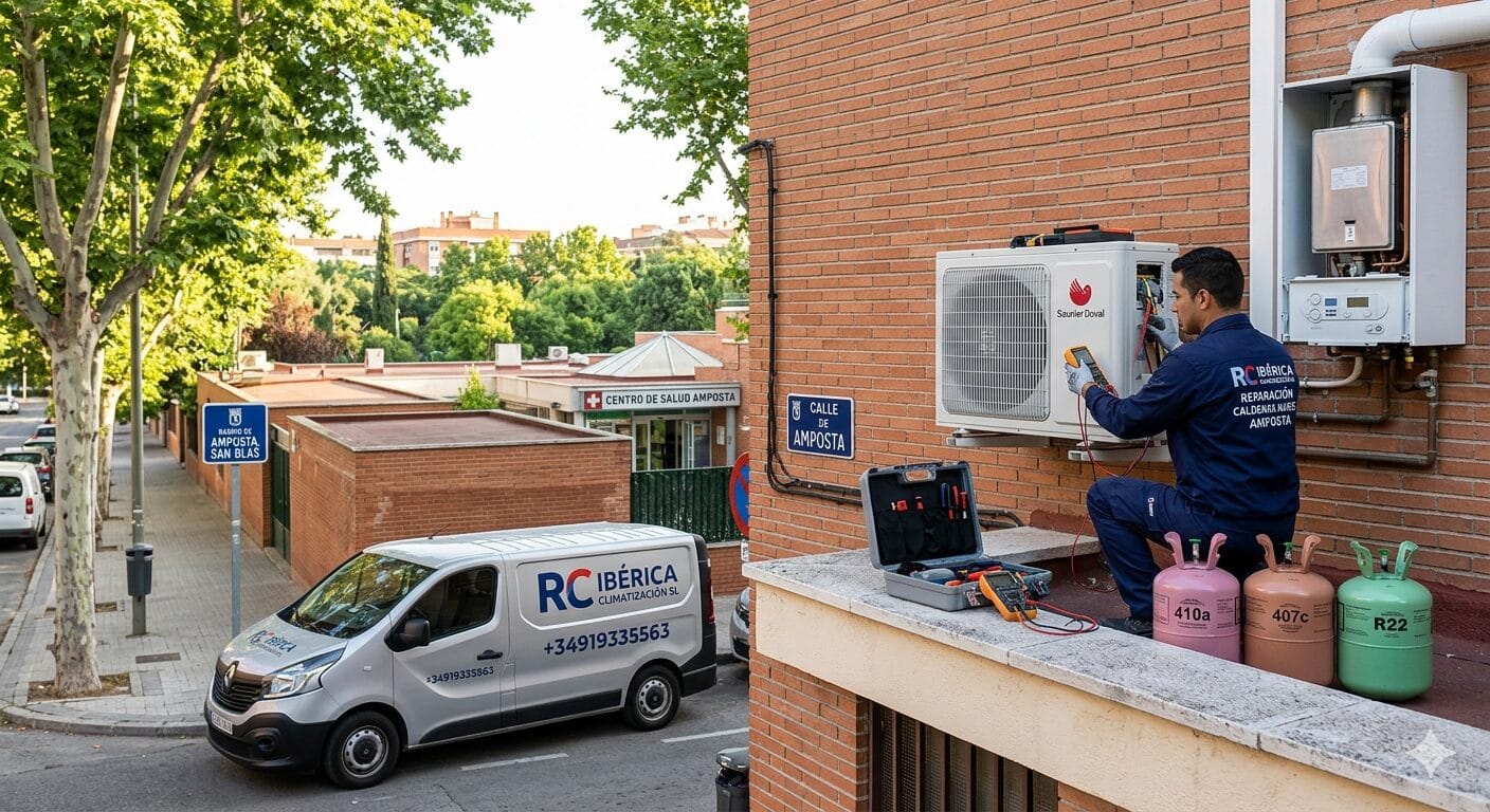 Reparación calderas aires Amposta servicio técnico RC Ibérica
