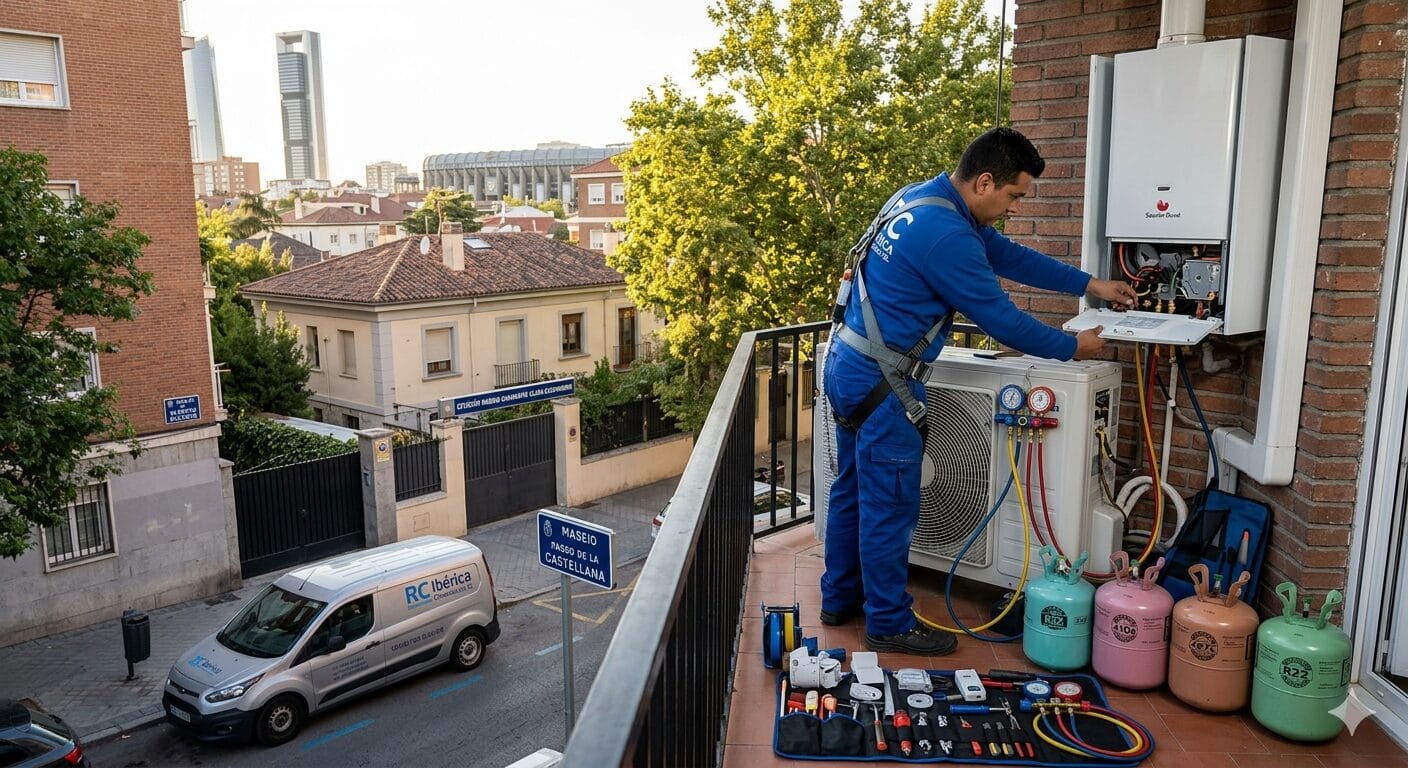 Reparación calderas aires Chamartín servicio técnico RC Ibérica