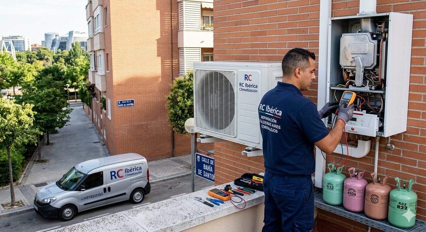 Reparación calderas aires Corralejos servicio técnico RC Ibérica