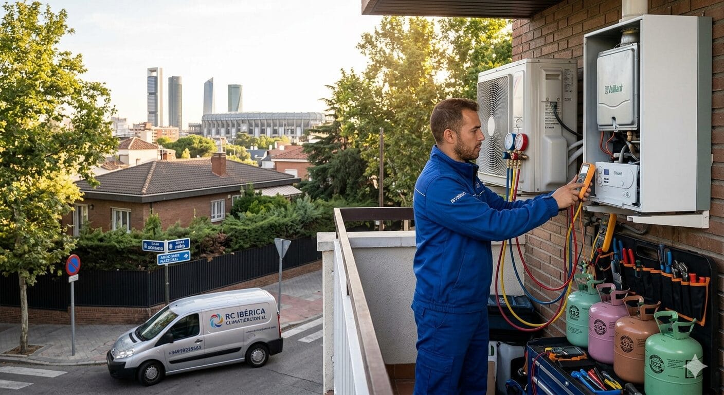 Reparación calderas aires El Viso servicio técnico RC Ibérica
