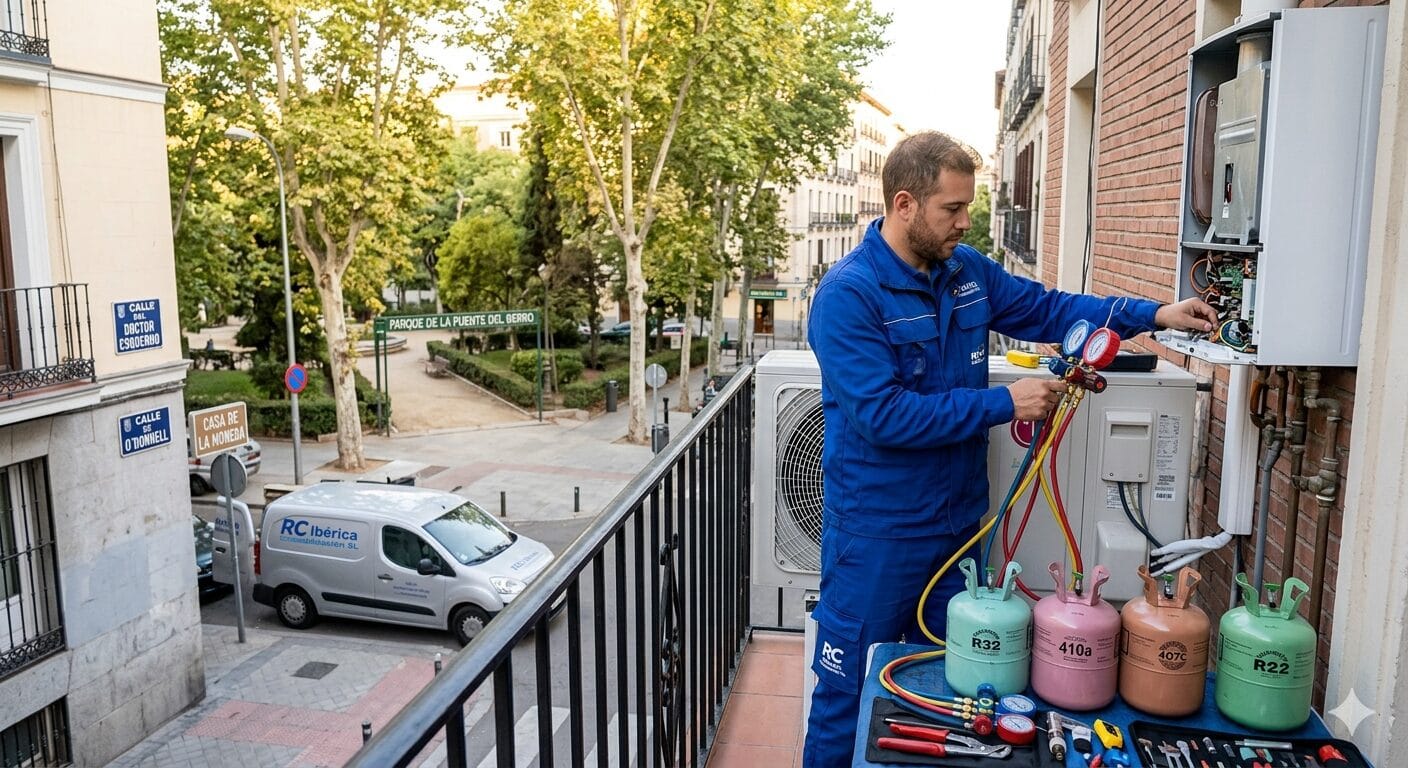 Reparación calderas aires Fuente del Berro servicio técnico RC Ibérica