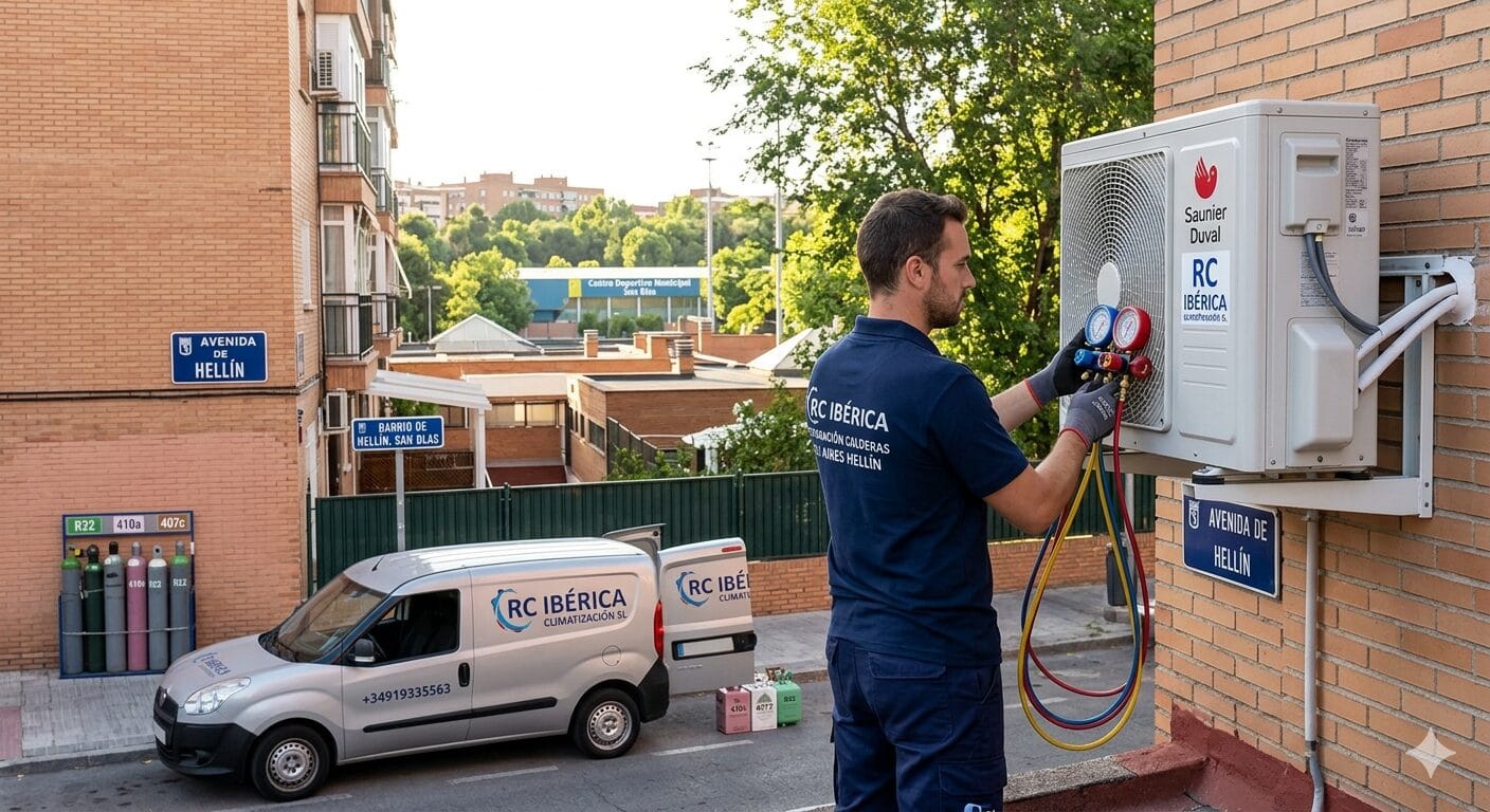 Reparación calderas aires Hellín servicio técnico RC Ibérica