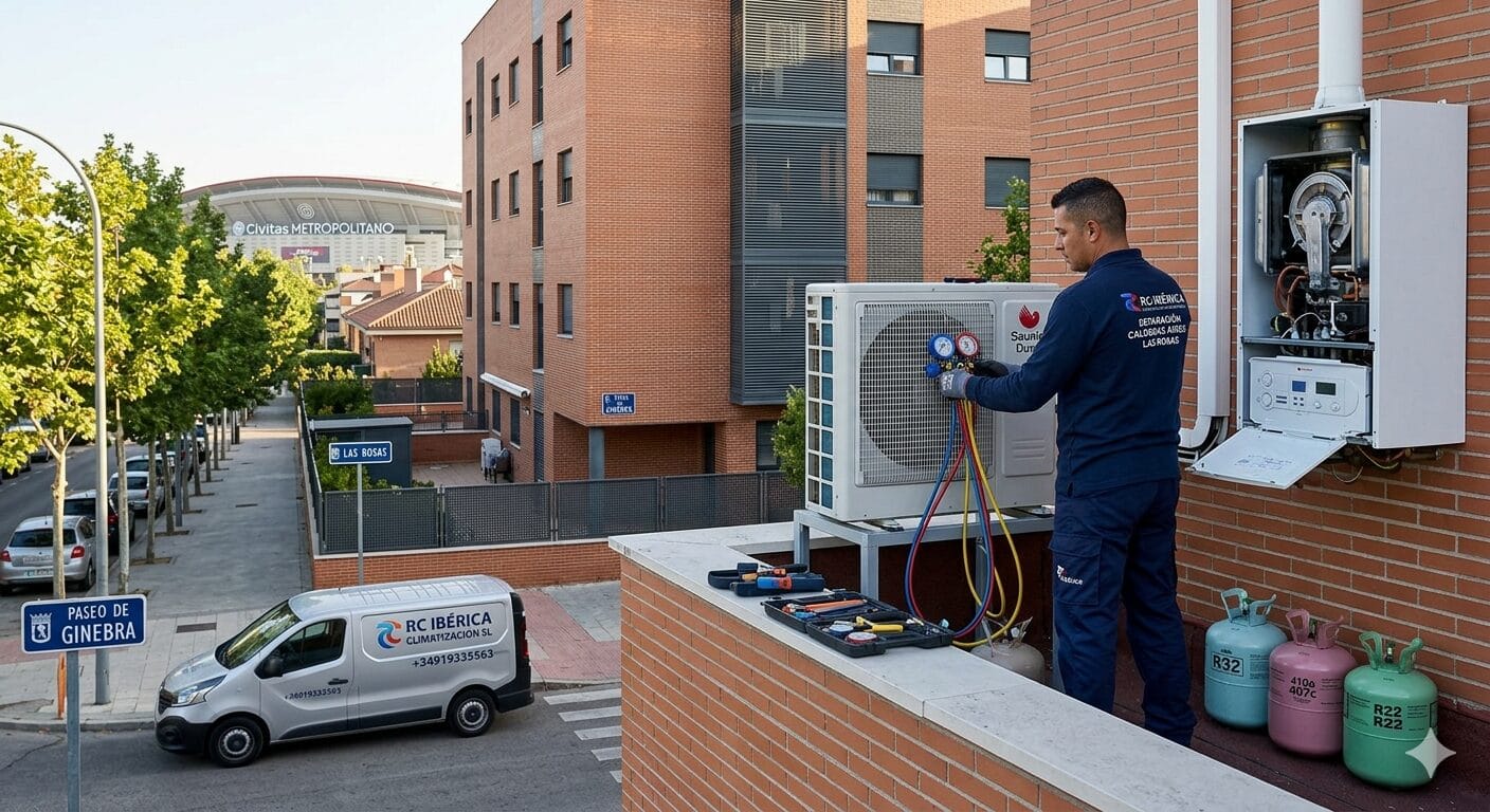 Reparación calderas aires Las Rosas servicio técnico RC Ibérica