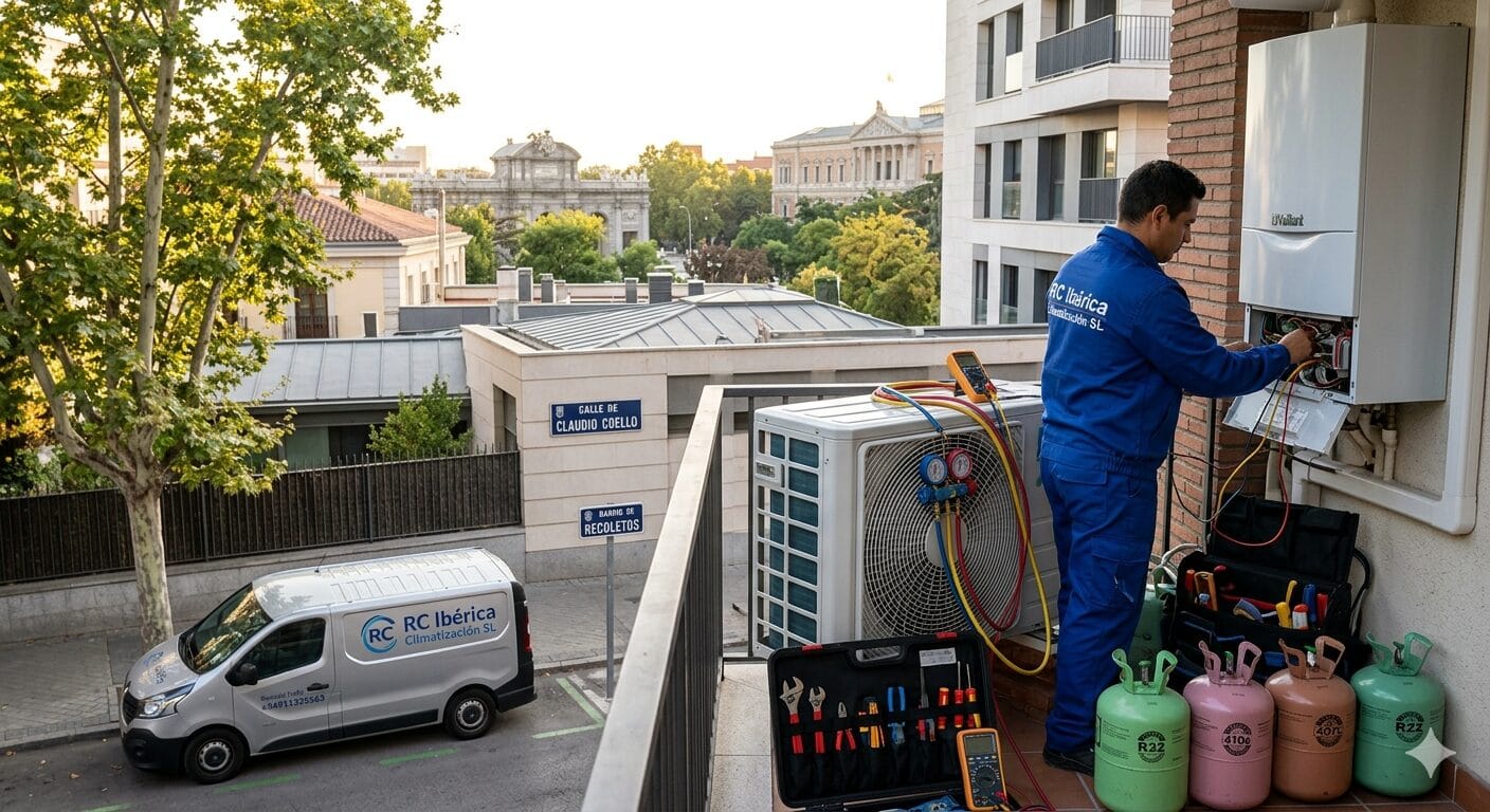 Reparación calderas aires Recoletos servicio técnico RC Ibérica