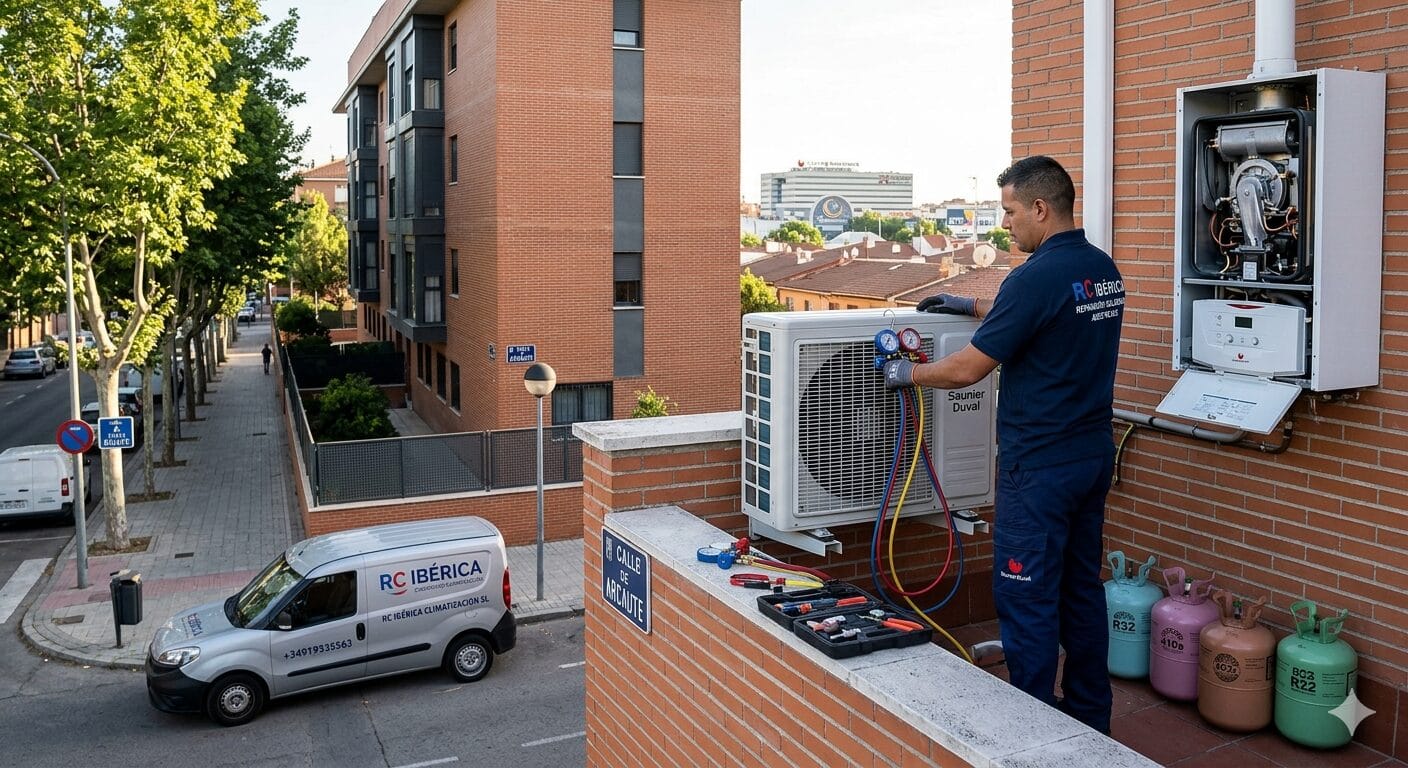 Reparación calderas aires Rejas servicio técnico RC Ibérica