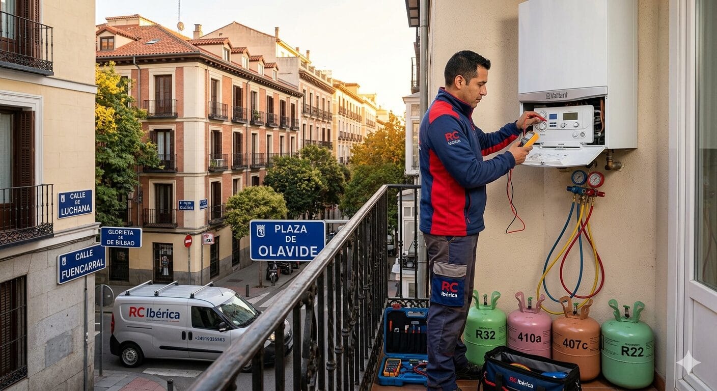 Reparación calderas aires Trafalgar servicio técnico RC Ibérica