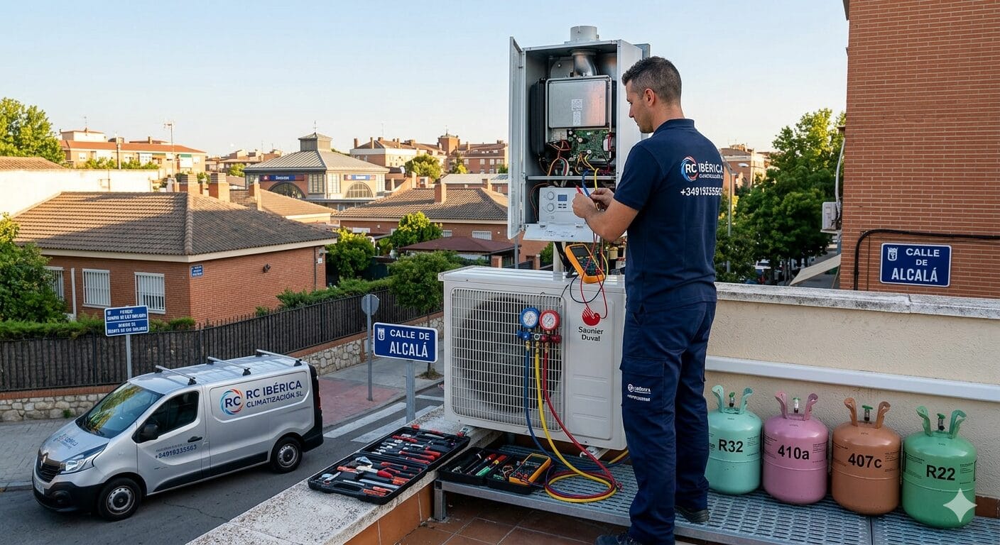 Reparación calderas aires acondicionados Quinta de los Molinos servicio técnico RC Ibérica