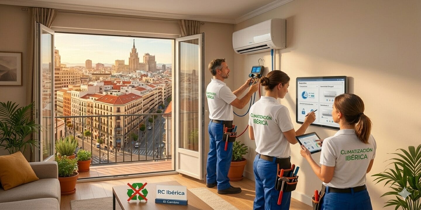 Instalación de aire acondicionado en Madrid verano 2026