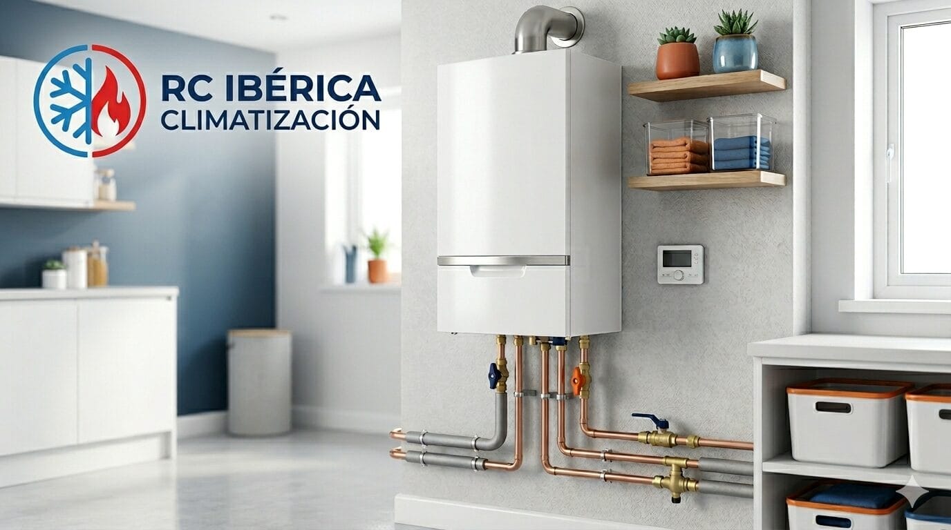 Instalación caldera gas piso
