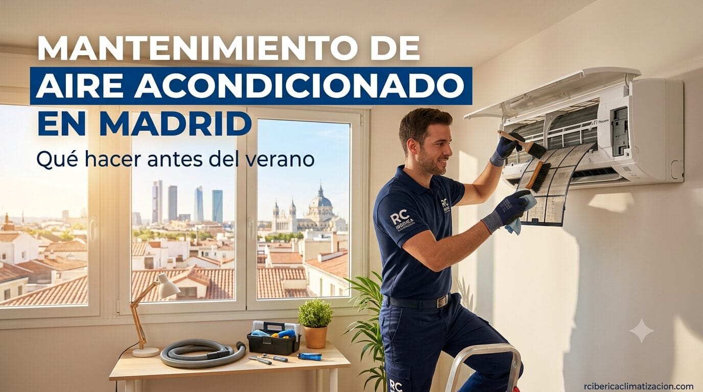 Mantenimiento de aire acondicionado en Madrid: qué hacer antes del verano