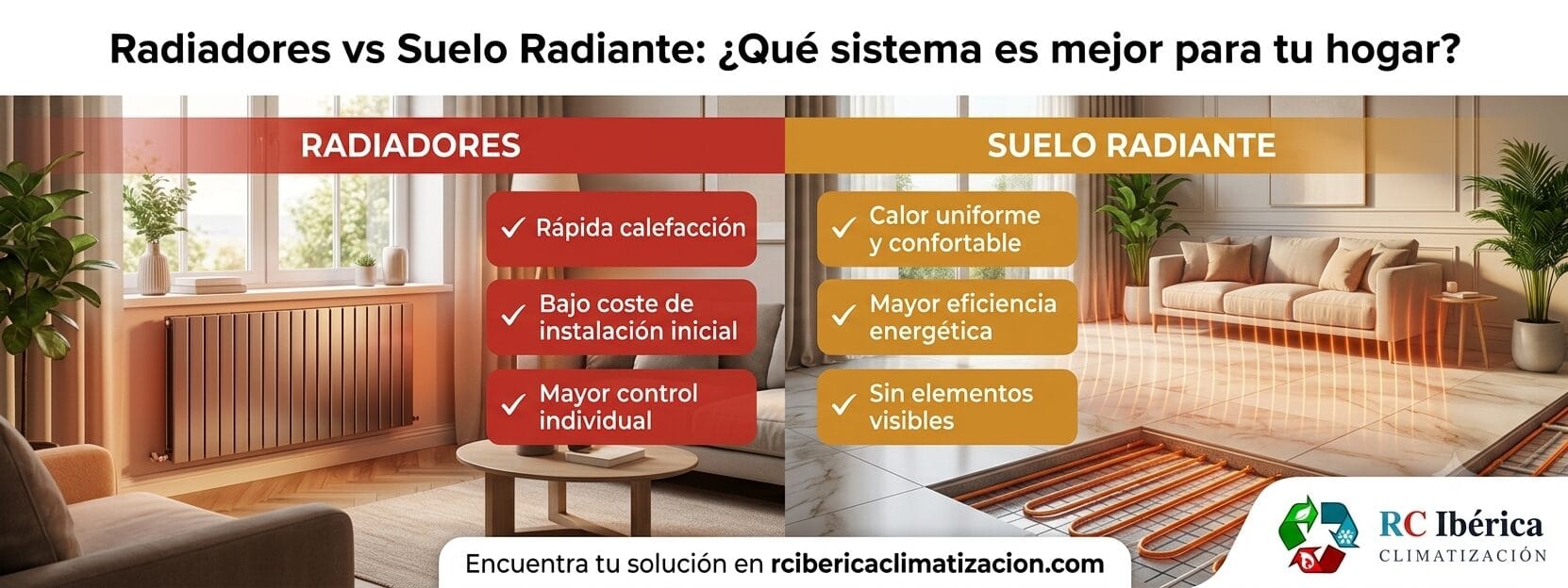 Radiadores vs suelo radiante qué sistema de calefacción es mejor